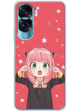 Чехол силиконовый с картинкой на huawei honor 90 lite (аниме, anime)