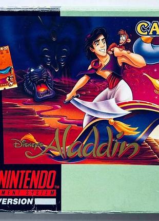 Aladdin, б/у, английская версия - картридж для nintendo snes