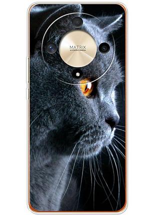 Чехол силиконовый с картинкой на huawei honor magic 6 lite 5g (британский кот)