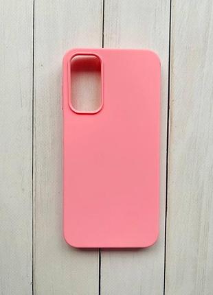 Силиконовый матовый чехол на samsung galaxy a15 (a155) / m15 розовый