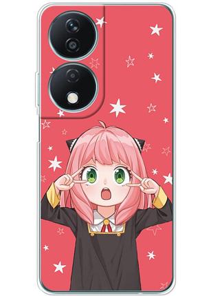 Чехол силиконовый с картинкой на huawei honor x7b (аниме, anime)