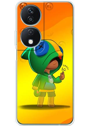 Чохол силіконовий з картинкою на huawei honor x7b (бравл старс, brawl stars)