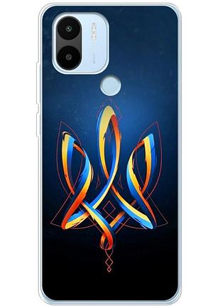 Чохол силіконовий з картинкою на xiaomi redmi a1 plus (патріотичний, герб україни)
