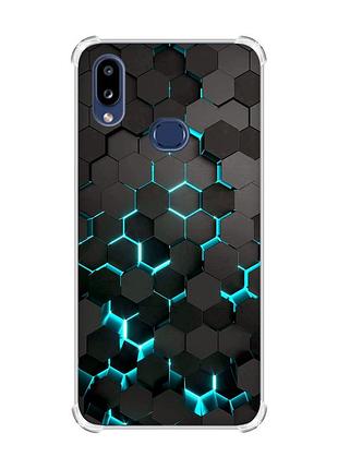 Чохол з потовщеними кутами на samsung galaxy a10s (a107) :: соти 3d (принт 357)