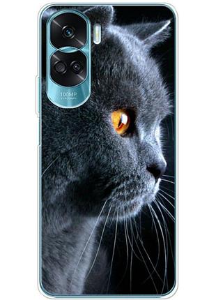 Чехол силиконовый с картинкой на huawei honor 90 lite (британский кот)