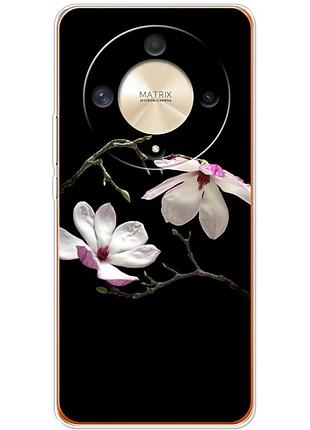 Чехол силиконовый с картинкой на huawei honor magic 6 lite 5g (цветок, монголия)
