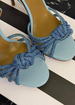 Босоножки туфли на каблуке aquazzura 2
