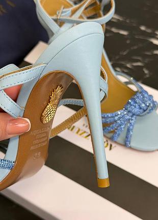 Босоножки туфли на каблуке aquazzura 3