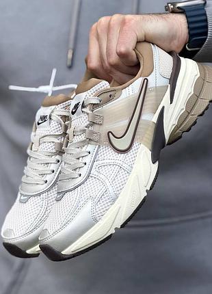 Кроссовки nike v2k runtek light brown