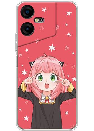 Чехол силиконовый с картинкой на tecno pova neo 3 (аниме, anime)