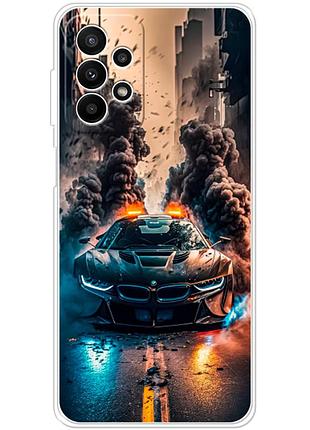 Чохол силіконовий з картинкою на samsung galaxy a23 (a235) (машина bmw i8)