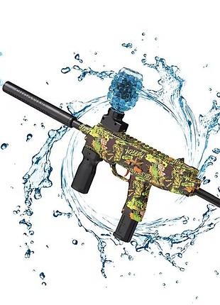 Бластер автоматичний mp9 gel ball з гель кульками орбіз 10500шт extream yellow