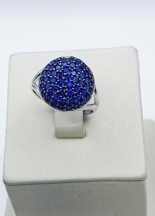 Кольцо серебряное с фианитом "алина" 17,5 3,58 г