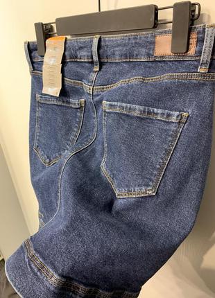 Синяя джинсовая юбка «c&a”, размер l.8 фото