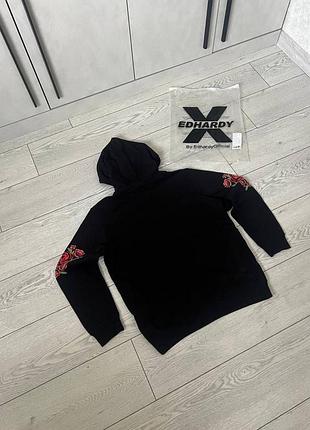 Худи ed hardy черные 5