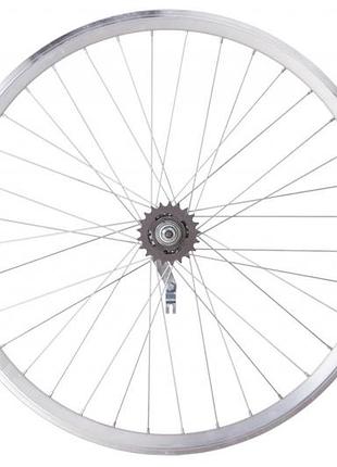 Колесо заднее 28 "vlt 36h, sf-ct01 серебристый (whrvlt-al-28-004)