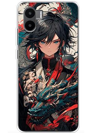 Чехол силиконовый с картинкой на xiaomi redmi a2 (аниме, anime)