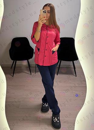 Женский медицинский костюм коттон 54