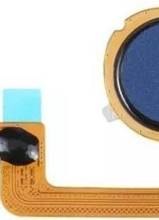 Шлейф xiaomi redmi 12c c сканером отпечатка пальца, ocean blue