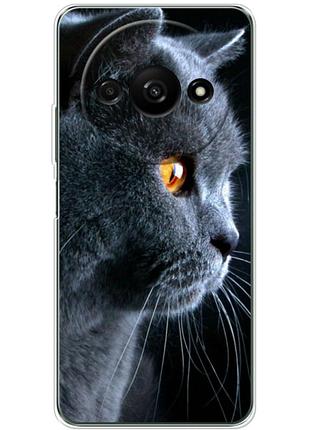 Чехол силиконовый с картинкой на xiaomi redmi a3 (британский кот)
