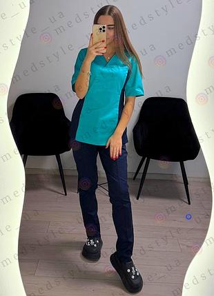 Женский медицинский костюм коттон 54
