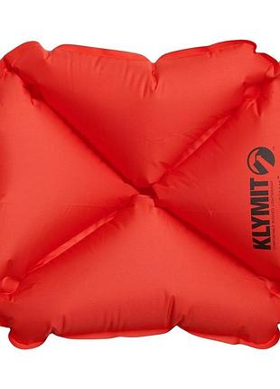 Надувная подушка klymit pillow x (regular, red)