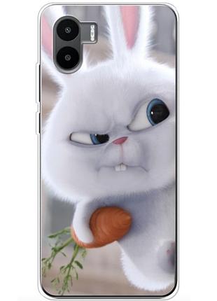 Чохол силіконовий з картинкою на xiaomi redmi a2 (кролик сніжок)
