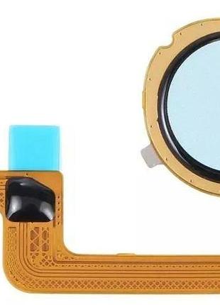 Шлейф xiaomi redmi 12c c сканером отпечатка пальца, mint green