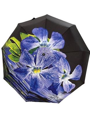 Зонт женский автоматический в подарочной упаковке с платком от rain flower,цветочный принт