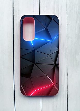 Матовий чохол на samsung galaxy a05s (a057) рожевий :: рельєфний фон (принт 36)