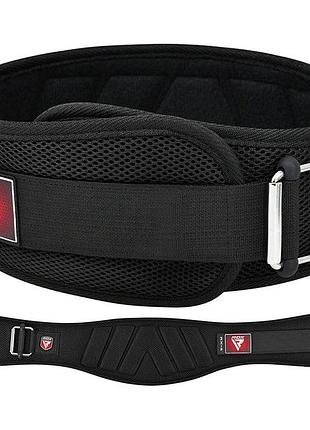 Пояс для тяжелой атлетики rdx rx4 eva curve неопреновый black xl