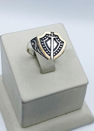 Перстень серебряный "меч" 18,5 3,75 г