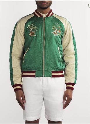 Polo ralph lauren satin quilted bomber jacket куртка бомбер поло diesel boss оригінал 2