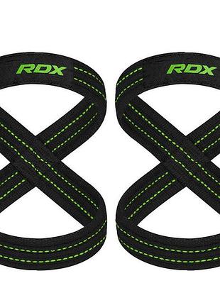 Силовые ремни prdx gym lifting 8 figure straps army green l