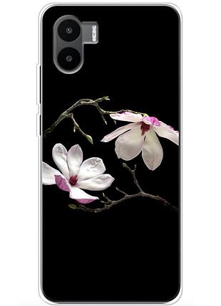 Чохол силіконовий з картинкою на xiaomi redmi a2 (квітка, манголія)