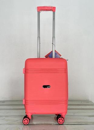 Чемодан snowball 21204 s - ручная кладь 55*37*20 см 2.6 кг 50 л коралловый
