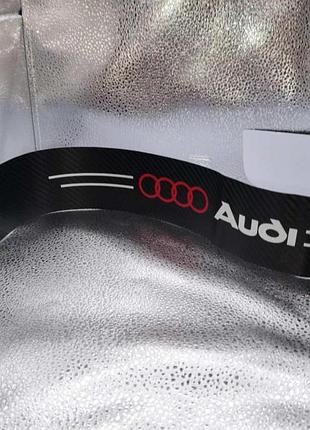 Карбоновая защитная пленка на бампер audi (антигравийная наклейка)
