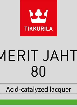 Лак полиуретановый tikkurila merit jahti 80 для древесины, 3л. 20