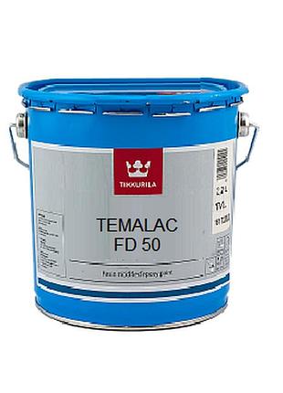 Эмаль алкидная tikkurila temalac fd 50 полуглянцевая антикоррозионная бзаза tcl 18