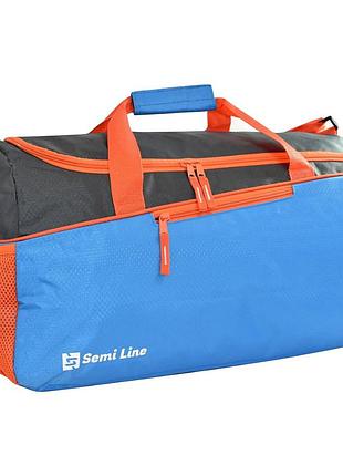 Сумка дорожня semi line 38 blue/grey/orange (bsl146)