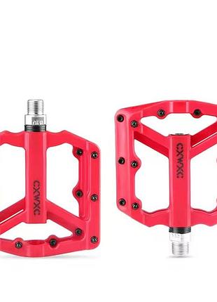 Педали cxwxc ultralight промы, поликарбонат, красный (bpl066-red)