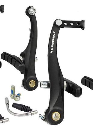 Тормоза promax h-360 black, на два колеса, черный (c-uh-sz-0015)