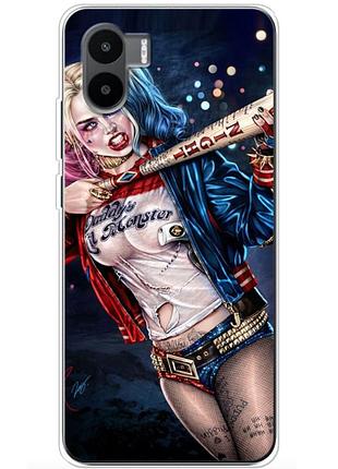Чехол силиконовый с картинкой на xiaomi redmi a2 (харли квинн, harley quinn)