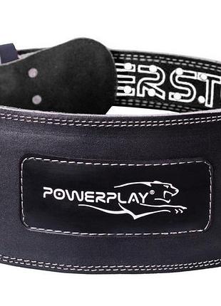 Пояс для тяжелой атлетики powerplay 5053 черный l