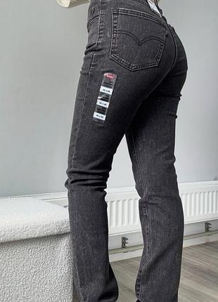 Джинси жіночі levi’s high rise straight оригінал 4