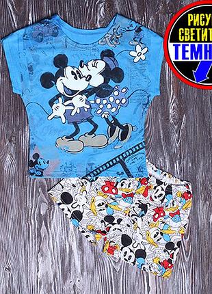 Пижама для девочки " minnie mouse " с футболкой 134-140