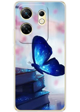 Чохол силіконовий з картинкою на infinix zero 30 4g (метелик)