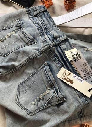 Клевые джинсы , скинни с белым ремнем  ( новые с биркой ) sslx jeans7 фото