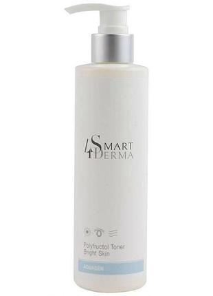 Увлажняющий гель-тонер для сияния кожи smart4derma aquagen polyfructol toner bright skin 500 мл