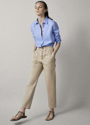 Брюки чіноси на ґудзиках massimo dutti роз.l-xl